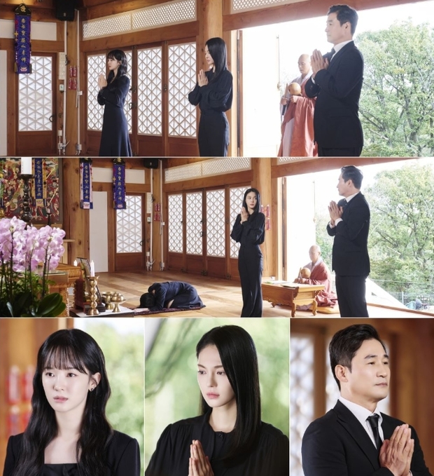 TV CHOSUN 주말미니시리즈 [닥터신] 백서라-주세빈-전노민, 천영민의 49재 도중 처절하게 무너진 ‘비통한 폭풍 오열’ 포착!